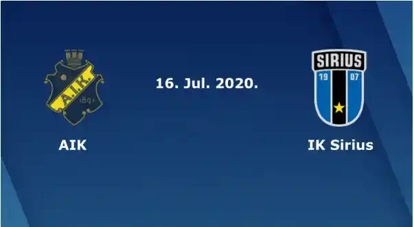 ONE88 Nhận định, Soi kèo bóng đá – Thụy Điển – AIK Stockholm vs IK Sirius – 00h00 16/07/2020