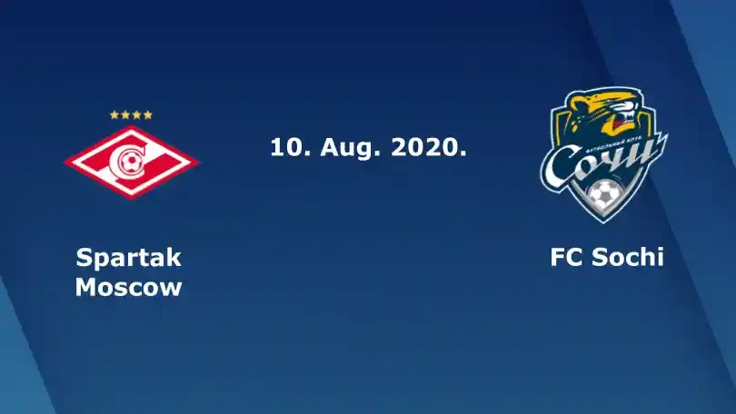 ONE88 Nhận định, Soi kèo bóng đá – Nga – Spartak Moscow vs Sochi – 00h00 10/08/2020: Chủ nhà thắng nhọc